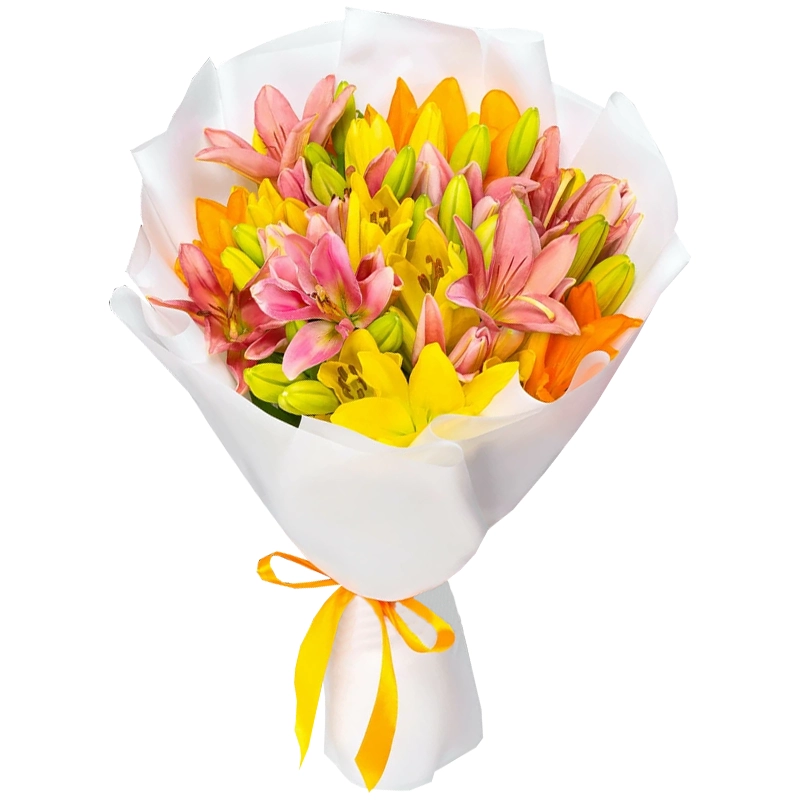 Букет из 11 лилий